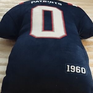 Patriots Navy Blue Jersey Pillow